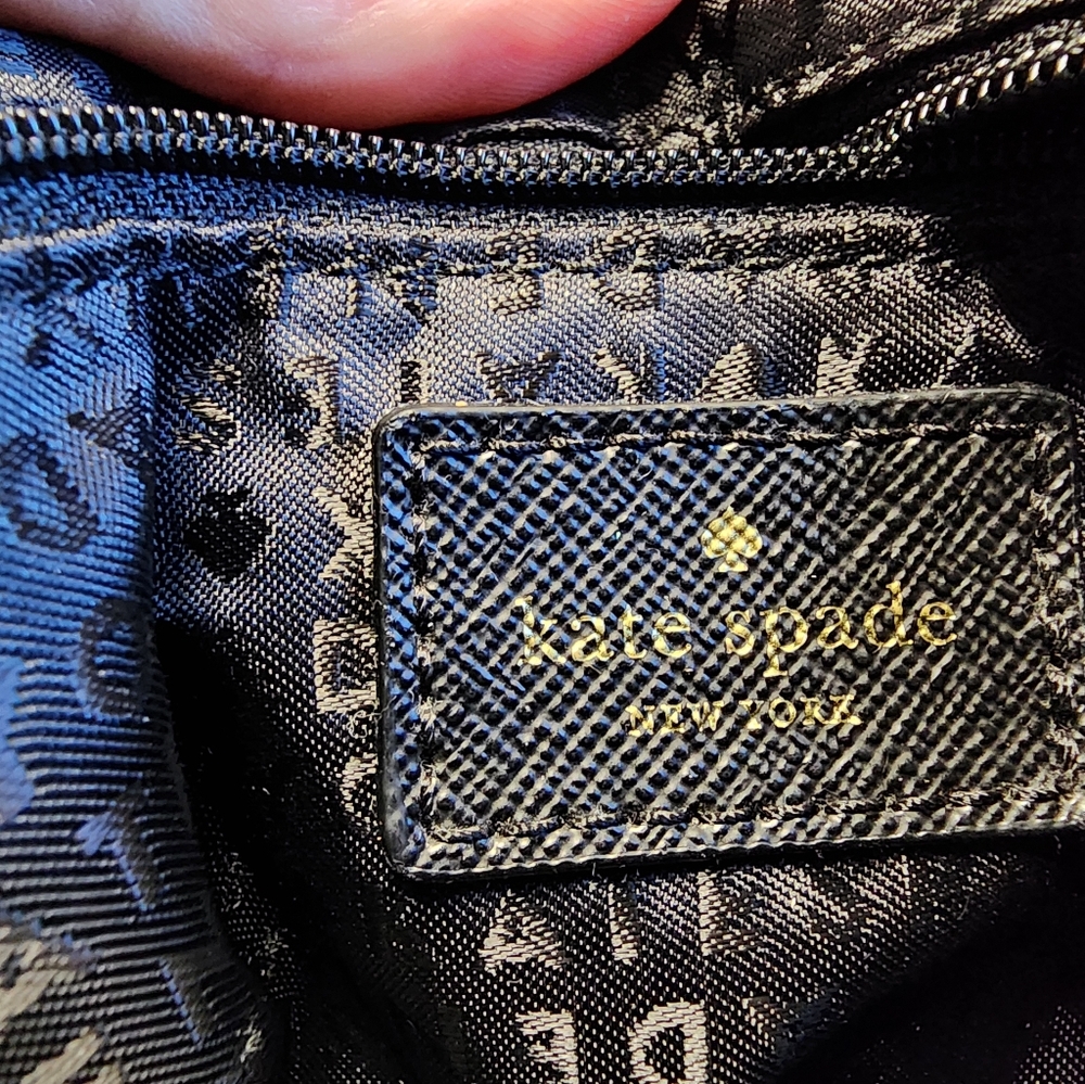 kate spade Black Quilted Crossbody Satchel with Gold Hardware - Picture 7 of 12